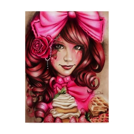 Sheena Pike Art And Illustration 'Strawberry' Canvas Art,18x24